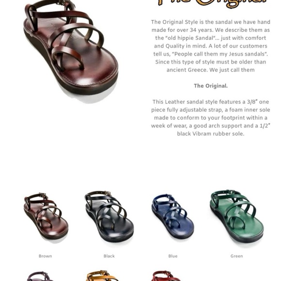 Piper Handmade Leather Sandals - Picture 5 of 6